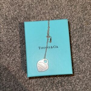 Tiffany & Co. Silver Heart Pendant Necklace
